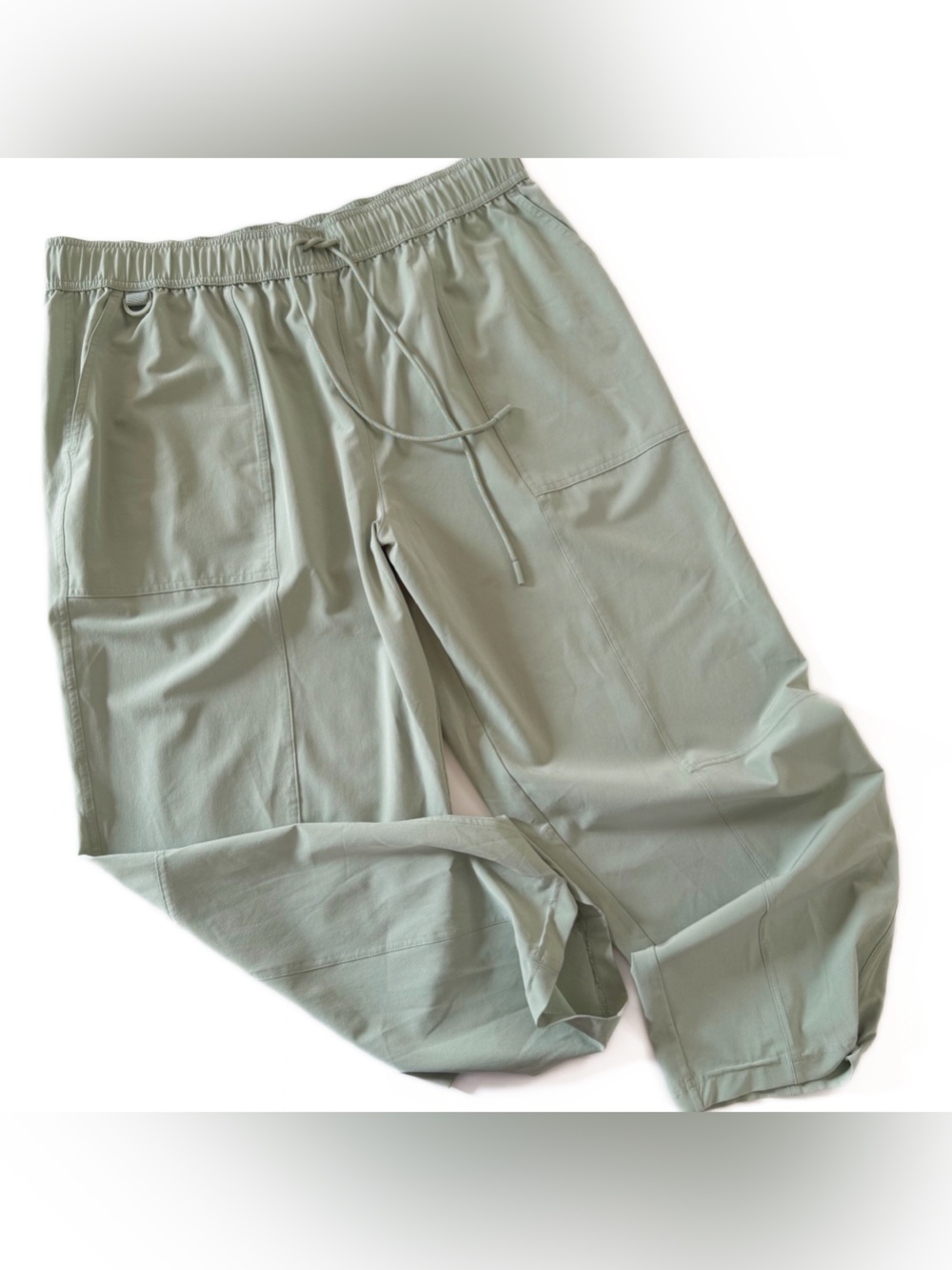 Calia Pants Womens XL Green Barrel Leg Hiking Casual Athleisure
